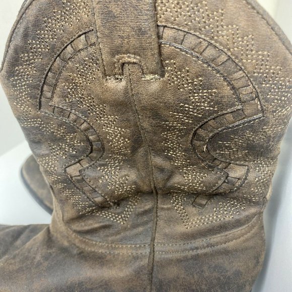 STUDIO PAOLO - Brown Leather Cowboy Boots - Picture 4 of 8